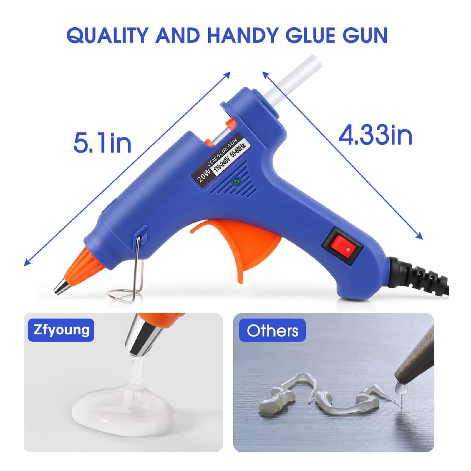 Heat Gun Small - Pistol Lem Panas 20W DIY Mini