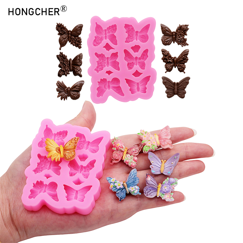 Resin Craft Ideas - Cetakan Silikon Kupu-kupu & Lebah untuk