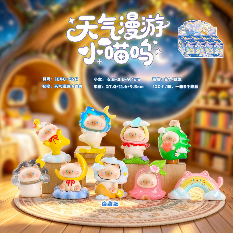 Resin Craft Ideas - Koleksi Figur Kucing Lucu dengan Tema