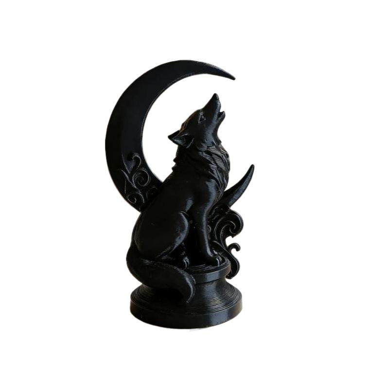 Ornamen Totem Serigala Bulan,  - Resin Craft Workshop ulasan dan harga