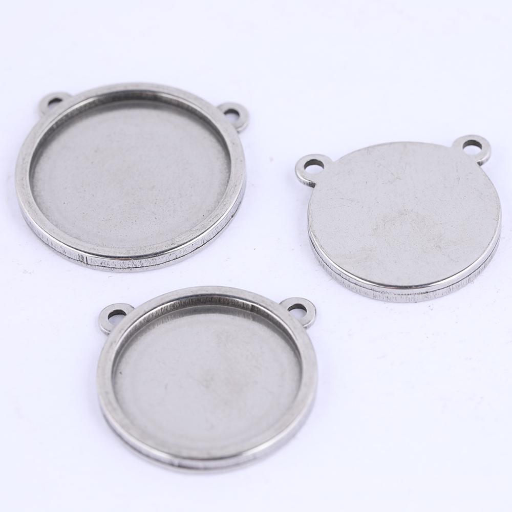 5 Pcs Kosong Cabochon Base 16  - Bezels Set Pendant ulasan dan harga