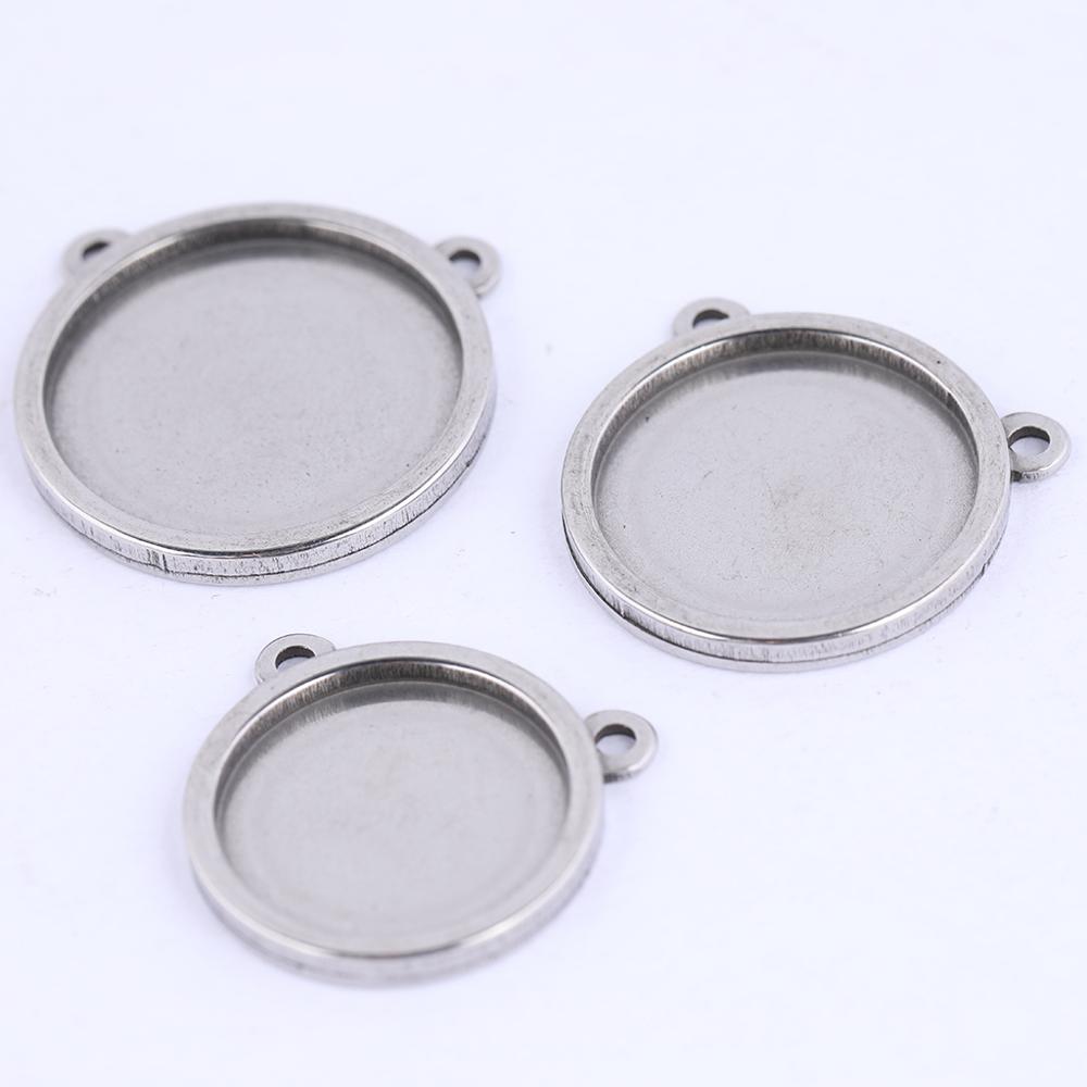 5 Pcs Kosong Cabochon Base 16  - Bezels Set Pendant ulasan dan harga