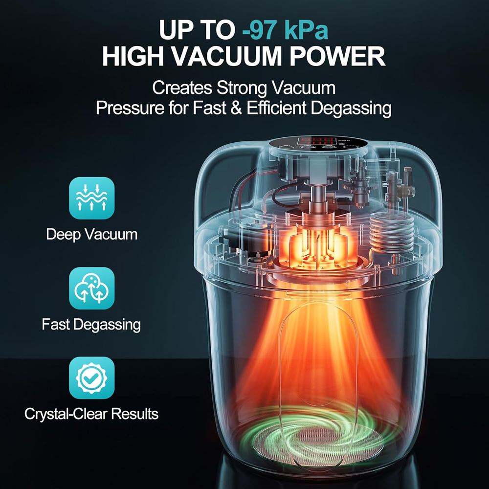 Ruang Vakum Penghilang Gelembu - Vacuum Chamber Small ulasan dan harga
