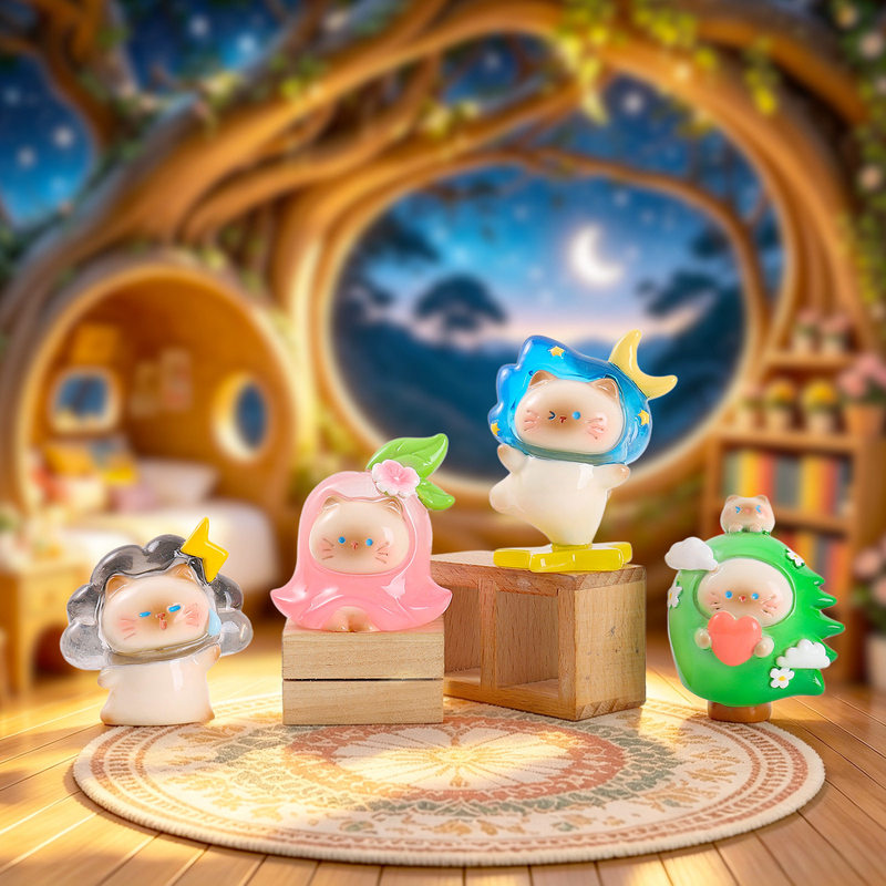 Koleksi Figur Kucing Lucu deng - Resin Craft Ideas ulasan dan harga