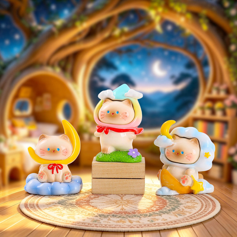 Koleksi Figur Kucing Lucu deng - Resin Craft Ideas ulasan dan harga