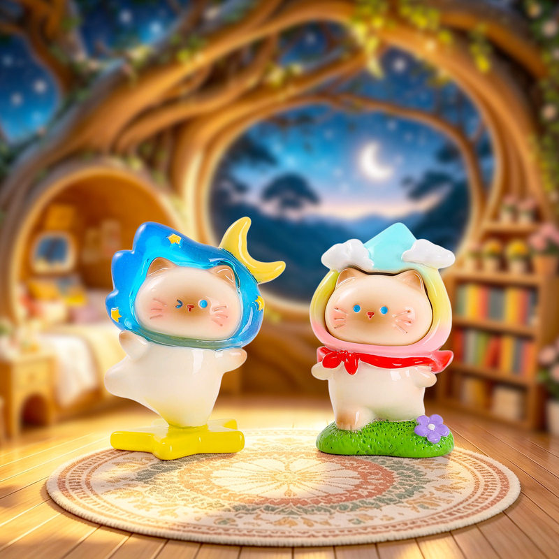 Koleksi Figur Kucing Lucu deng - Resin Craft Ideas ulasan dan harga